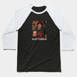 Kurt Cobain Rodrick Heffley Meme Baseball T-Shirt